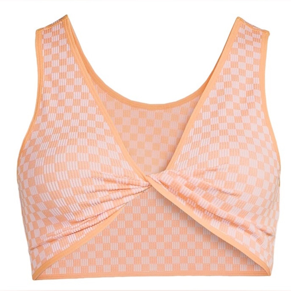 No Boundaries Women's Seamless Reversible Twist Bralette